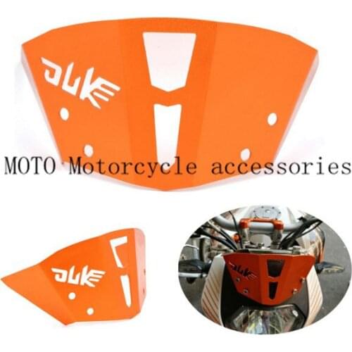 Motorcycle Windscreen Orange Motorcycle CNC Windshield Windscreen For KTM Duke 125 200 2012-2016 Duke 390 2013 2014 2015 2016