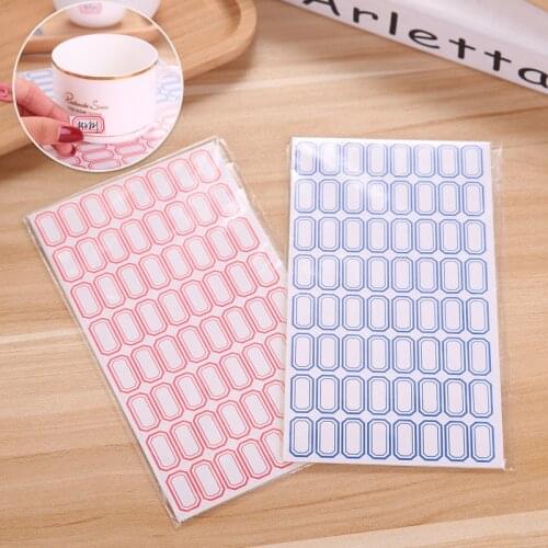 10 Sheets Blank Stickers 13*25mm Self Adhesive Label Blank Note Label Bar Sticky White Writable Name Stickers