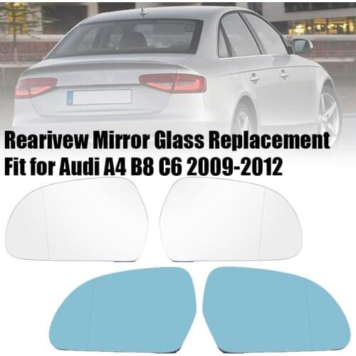 Heated Side Rearview Mirror Glass Heater Anti-fog Defrosting,Door Wing Mirror Accessorie For Audi A3 S3 A4 S4 A5 A6 S6 A8 Q3 etc