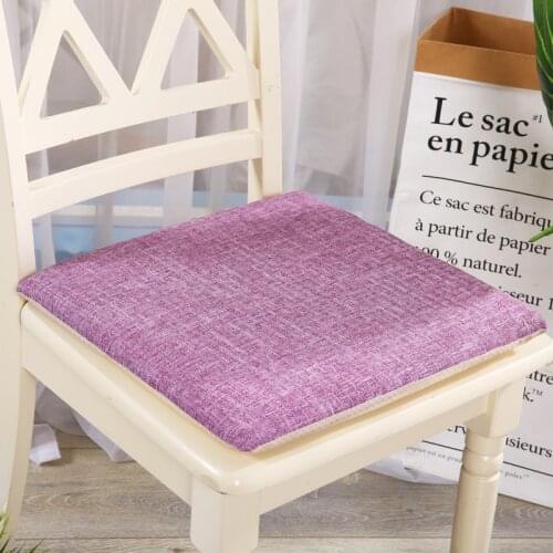Solid Color Soft Chair Cushion Anti-slip Butt Pads Warm Sleeping Sofa Tatami Mattress for Office Living Room Home Decor