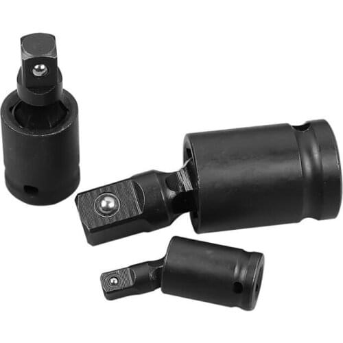 1/4" 3/8" 1/2" pneumatic universal joint group ratchet angle extension rod sleeve adapter pneumatic steering head car repair