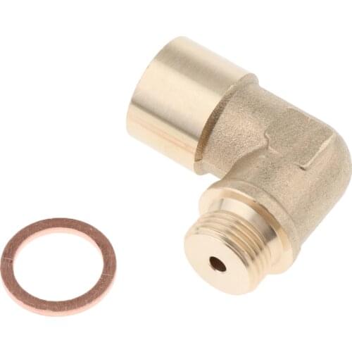 Oxygen Sensor Extender O2 90 Degree Angled Bung Extension Spacer M18 1.5
