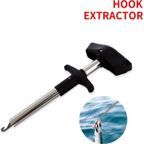 Fishing Hook Deep Throat Stainless Steel Decoupling Device Decoupling Fish Taker Multi-function Retractor Fishing Gear Tools