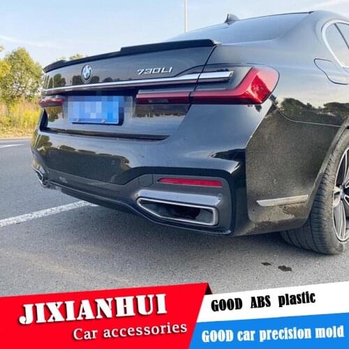 For BMW G12 G11 Spoiler 2016-2020 BMW 7 series 730li 740li 750M 760 lip spoiler ABS Material Car Rear Wing Rear Spoiler