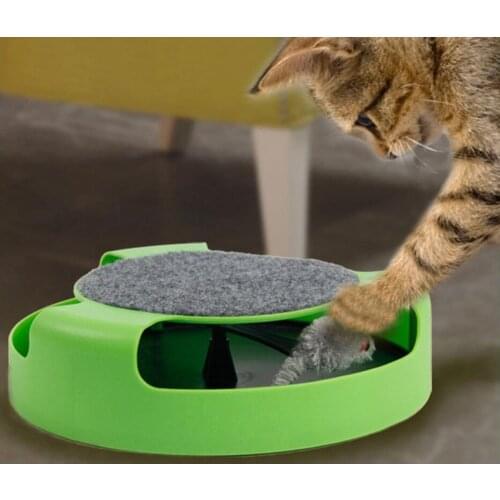 PET Cat Toy Mouse Crazy Training Funny Toy For Cat Playing Toy with Mice Cute Cat Mouse Toy Catch the Motion Mouse