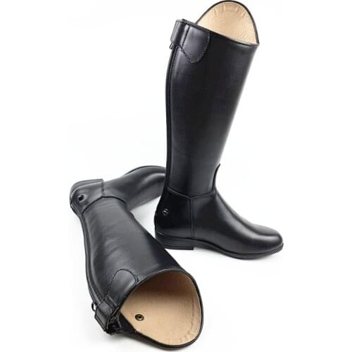 New Cool Women Children Rider Horse Riding Boots Smooth Leather Knee High Boots Four Seasons High Boots Mountain Riding Boots