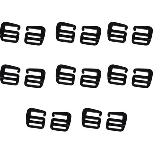 16pcs Backpack G Hook Webbing Buckle Tactical Hardware, lightweight Strong
