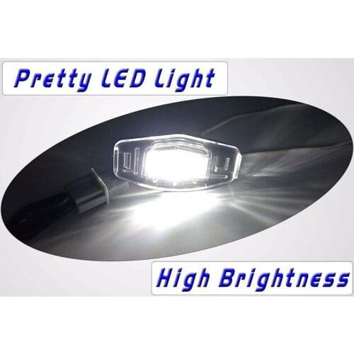 2pcs Car LED License Plate Lights 2001-2005 For Honda For Civic Sedan/hatchback 18LED License Plate Light Lamp