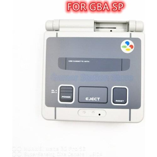 6PCS Grey Color Limited edition Full Housing Shell Replacement For Nintendo Gameboy Advance SP For GBASP Game Console Cover Case