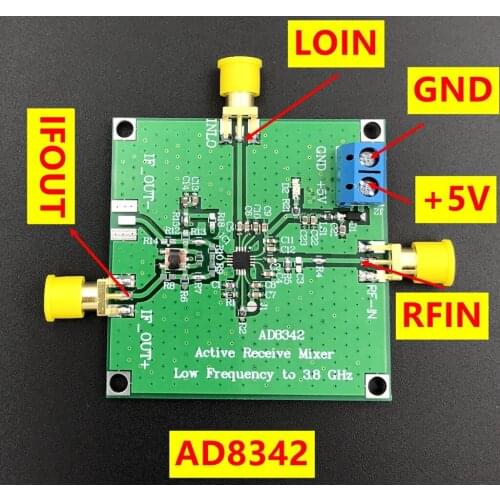 AD8342 Active Mixer Lfto 3.8GHZ Downconversion Frequency Conversion Output with Balun Conversion
