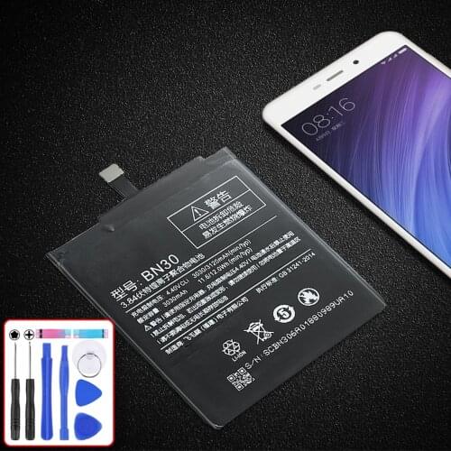 BN30 3030mAh Battery For Xiaomi Redmi 4A Rechargeable Polymer Li-ion Battery