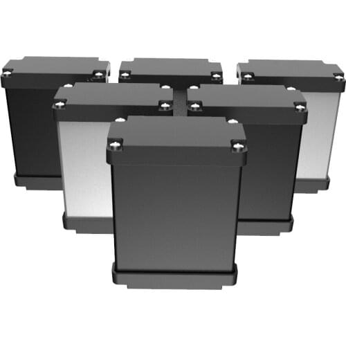 Aluminium Box Waterproof Black Instrument Case Project Boxes Storage DIY Housing PCB Enclosure M03 100*50mm