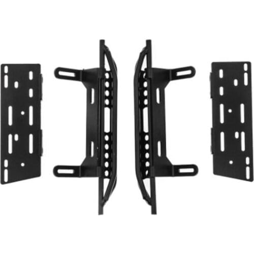 RC Car CNC Metal SideLeft and right Pedal & Receiver Box For 1/10 Cherokee Axial Scx10 90046 90047 90048 Foot