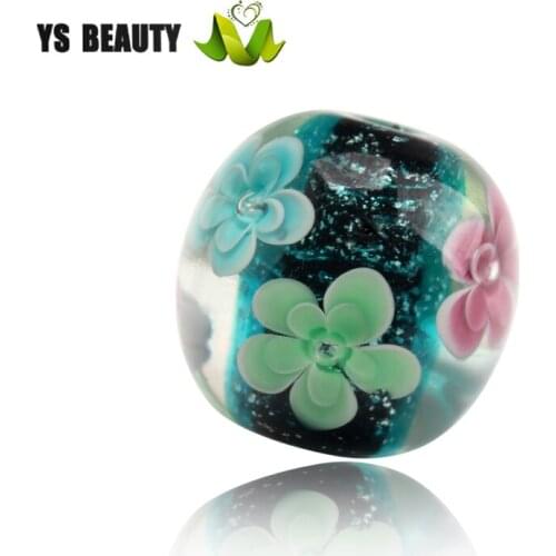 Colored hand-painted coloured coloured glaze beads rope European and American style home decoration curtain pendant beads