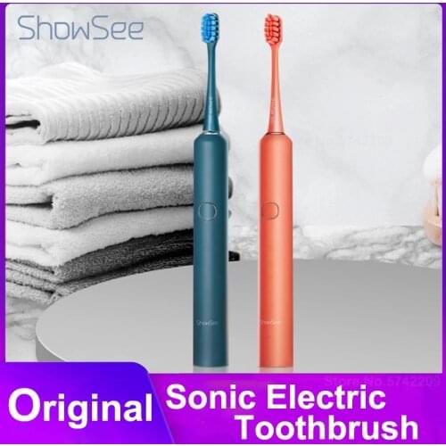 New ShowSee Sonic Electric Toothbrush D2 IPX7 Waterproof 5 Models With Charging Base Whitening Teeth Ultrasonic Toothbrush