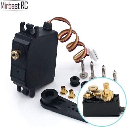 Metal gear servo torque 5kg WLtoys 12428 12423 brushless parts upgrade 1/12 RC car DIY accessories 1/18 car Remo Hobby Smax