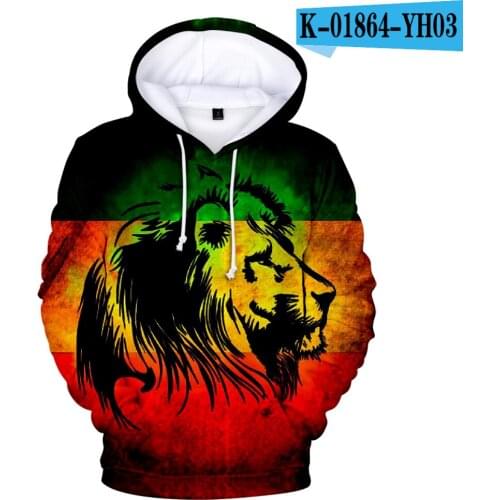 Fashion Design Hoodies Men Boys 3D Print Wolf Jackets Harajuku wolf/Tiger/lion skull Hoodie Hip Hop sweatshirts children Hooded
