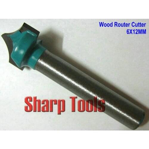 6X12MM- Needle Nose Woodworking CNC Router Tools, For Woodworker Engraving Cutting Tool Sets Kit