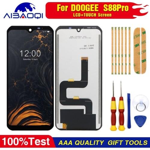 New Original Touch Screen LCD Display LCD Screen For DOOGEE S88 Pro Replacement Parts + Disassemble Tool