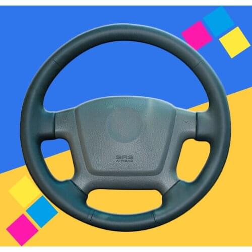 Auto Braid On The Steering Wheel Cover for Kia Cerato 2005-2012 Spectra Spectra5 2004-2009 Old Kia Ceed Car Braiding Car-styling