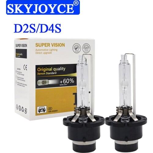 SKYJOYCE Wholesale D2S Xenon HID Bulb 55W D4S HID Replacement Bulb Car Light Xenon D2S 4300K 5000K 6000K 8000K D4S Headlamp Bulb