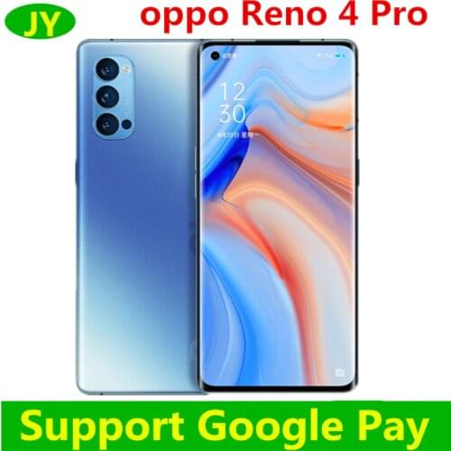 OPPO Reno 4 Pro 5G Mobile Phone 6.5 inch 90Hz OLED Curved Screen Snapdragon 765G face unlock Hyper Boost 3.0 NFC Google Play