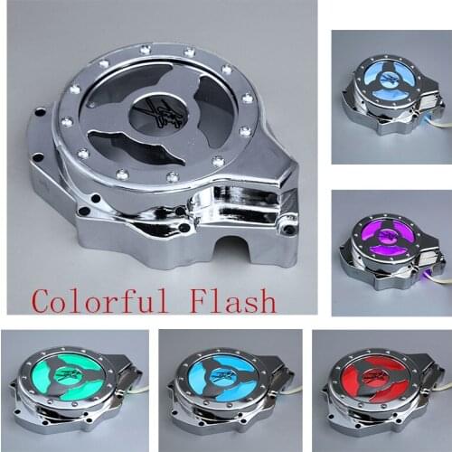 LED Left Engine Stator Cover Crankcase Fit for GSX1300R GSXR 1300 1997 - 2018 Motorcycle GSX-R 1300 GSX1300R HAYABUSA B-KING1300
