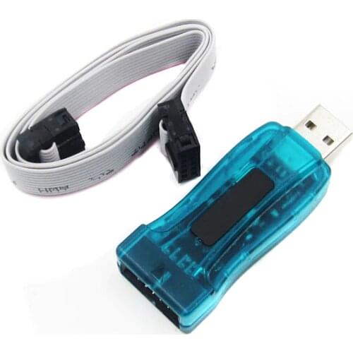 USBASP USBISP AVR Programmer Adapter 10 Pin Cable USB ATMEGA8 ATMEGA128