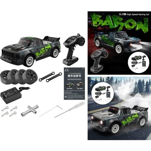 1:16 Remote Control High Speed 4WD Car 50KM/H 4WD Kids RC Brushless Rally Car Vehicle Model With Gyro 20mins Play