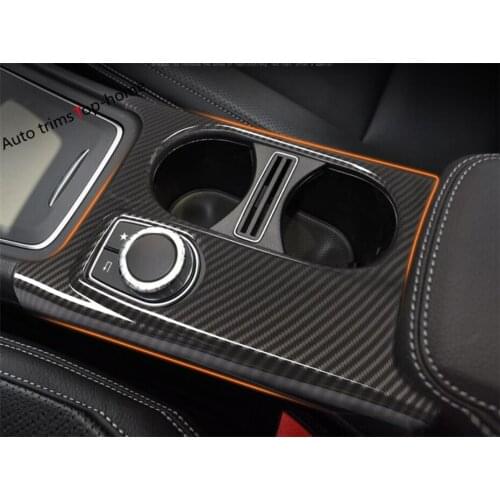 Yimaautotrims For Mercedes-Benz A GLA CLA Class W176 X156 C117 220 260 X156 2015 - 2019 Water Cup Holder Panel Decoration Trim