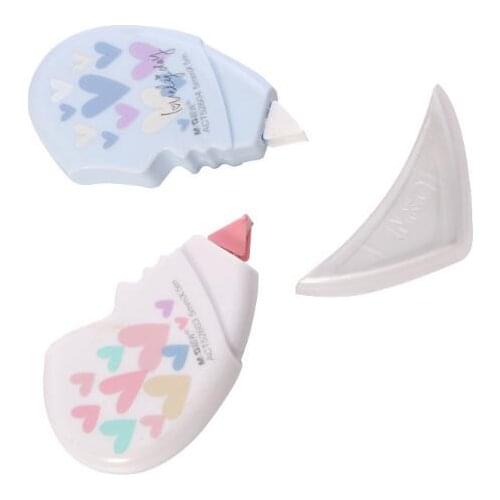 2pcs/Heart to heart 10m correction with students to correct with supplies office stationery