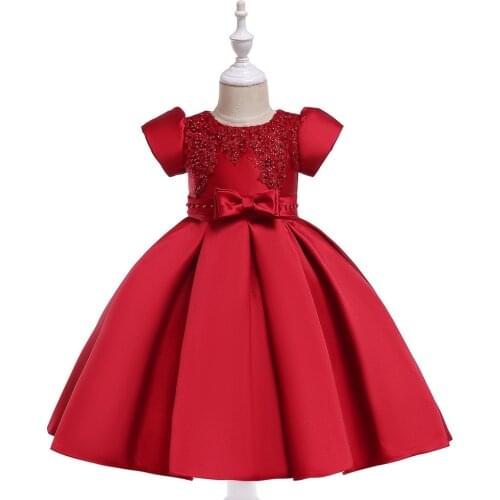 2021 Kids Children Prom Gown Wedding Party Dresses Evening Formal Dress Clothing Girls Princess Christmas Flower Birthday Dress