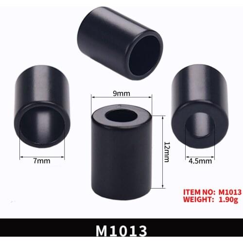 50pcs Silver/Black Plastic Bell Stopper Without Lid Cord Lock Ends Toggle Clip Rope for Sportswear Backpack Bags DIY Kits