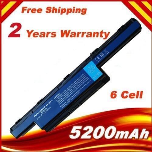 11.1V Battery for Acer AS10D31 AS10D51 AS10D81 AS10D75 AS10D61 AS10D41 AS10D71 for Aspire 4741 5552G 5742 5750G 5741G free shipp