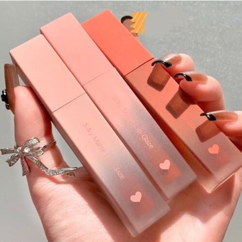 Velvet Lipstick Vivid Colour Non-stick Cup Long Lasting Lip Glosses For Women Girl Lipstick Makeup Maquillaje