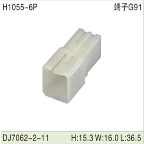 Free shipping 500pcs DJ7062-2-11 6Pin 2mm AMP Car Electrical Wire Connectors for VW,BMW,Audi,Toyota,NISSAN AND other