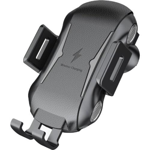 Qi infrared noiseles induction automatic wireless car charger for iphone Xs XR Samsung mobile phones with vent mounting Bracket