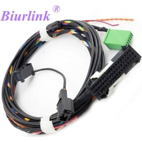 Biurlink Car Bluetooth Harness KIT Microphone Cable Adapter for VW RCD510 RNS510 RNS315 1k8035730D