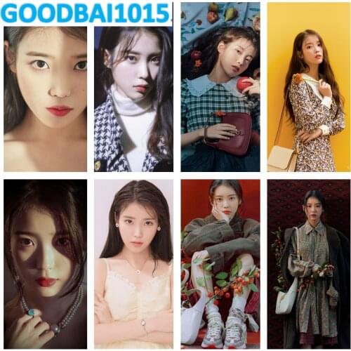 Korean Stars 5D DIY Diamond Painting Full Drill Iu Cross Stitch Kits Diamond Mosaic Embroidery Home Decor Gift