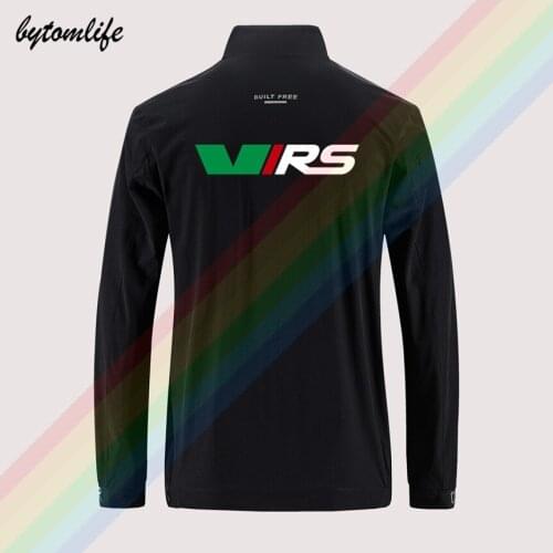 Camicia Skoda Fabia Octavia RS Superb Slim Sport Jacket Mens Zipper Thin Jacket Mens Casual Back Printing Jacket Asian Size