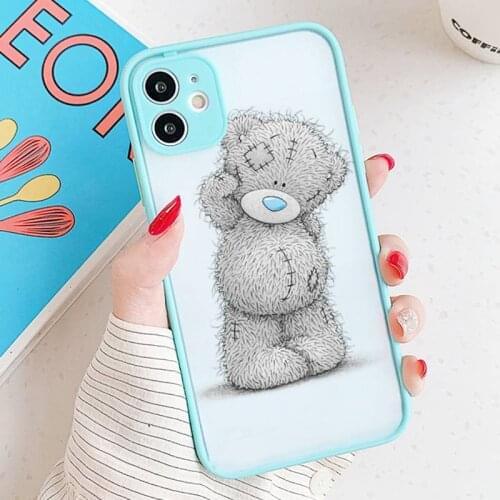 Tatty Teddy Me To You Bear Phone Case Matte Shockproof For iPhone 12 11 Pro XS Max XR X 8 7 Plus Camera Protection Bumper cover