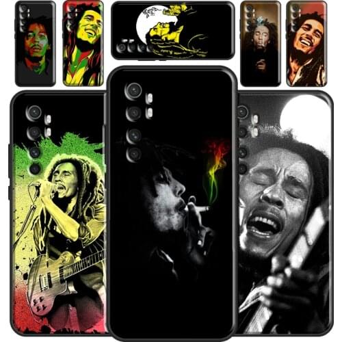 Bob Marleys Phone Case For Xiaomi Mi 11 Lite 9 10 9T 10T Pro POCO X3 M3 Pro F3 Mi 11 Ultra Back Cover