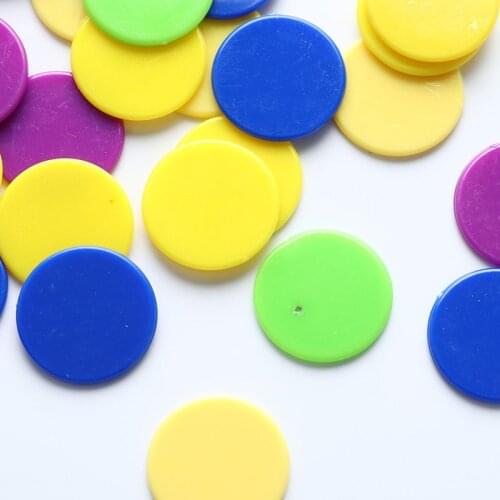 25Pcs Coins Blank Point Coin Chip Game Coins No Face Value Chip Coin