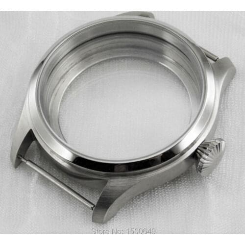 Parnis 47mm watch case fit 6497/6498 st36 movement mens watch P75