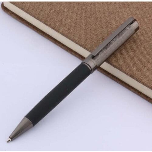 Luxury Gun grey black carbon fiber metal gift classical Ballpoint Pen signature pen Stationery Office School Supplies new