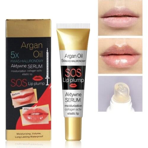 Instant Volumising Lip Plumper Serum Moisturizing Lips Repairing Mask Reduce Lip Fine Lines Collagen Lip Plumper Oil Gloss Care