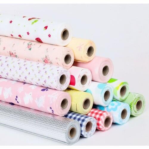 1 Roll Kitchen Table Mat Drawers Cabinet Shelf Liners Waterproof Cupboard Placemat Waterproof Oil proof Shoes Cabinet Mat