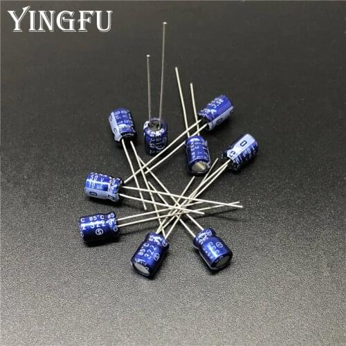 10pcs/100pcs 10uF 50V ELNA RC2 series 5x7mm 50V10uF Blue Audio capacitor