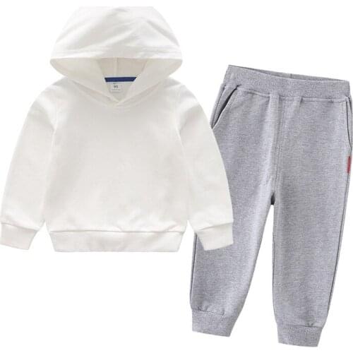ZWF1208 Baby Boys Clothes Sets Spring Autumn New Kids Fashion Cotton Casual hoodies+pants 2pcs For Children Boys Sports Suit