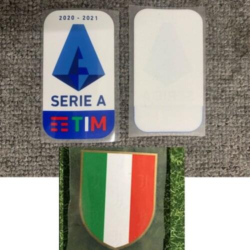 2020-2021 Serie A Patch and Big Scudetto Badge Iron On Transfer Soccer Parches